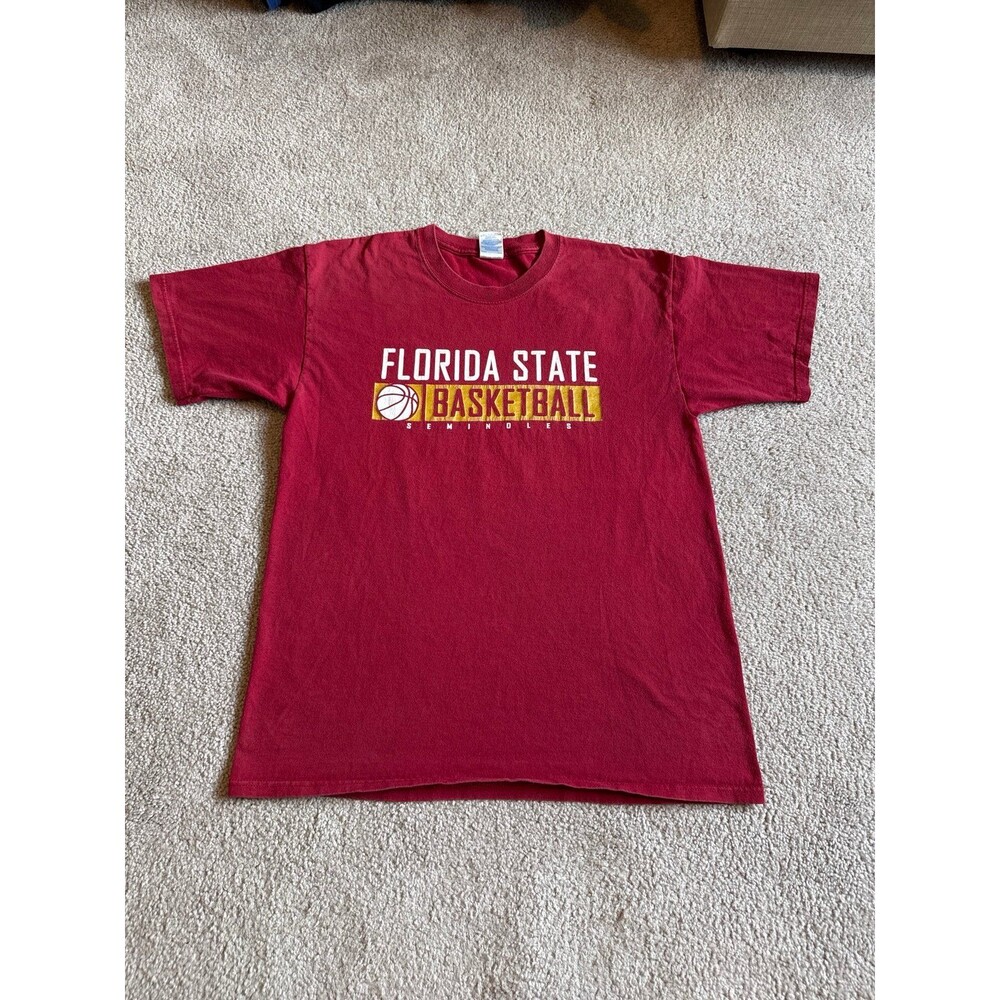 Vintage Florida State Seminoles Basketball Men’s Graphic Tee Size Large